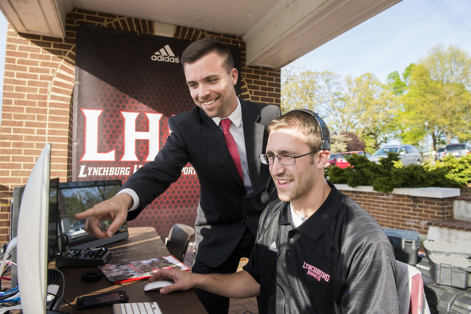 LHSN Joe Hutzler and student