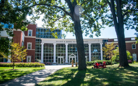 Schewel Hall in Fall 2021