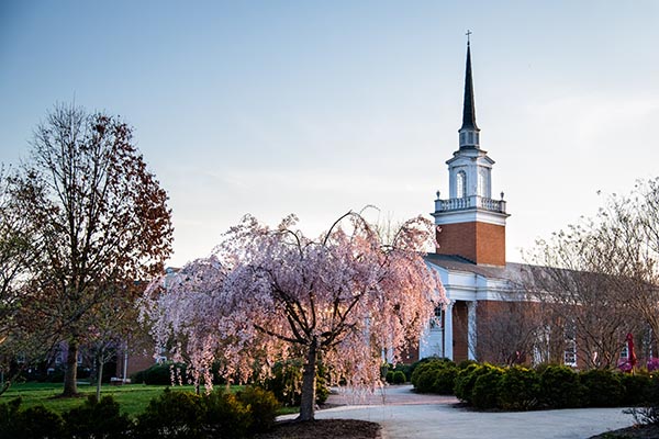 Snidow Chapel in spring
