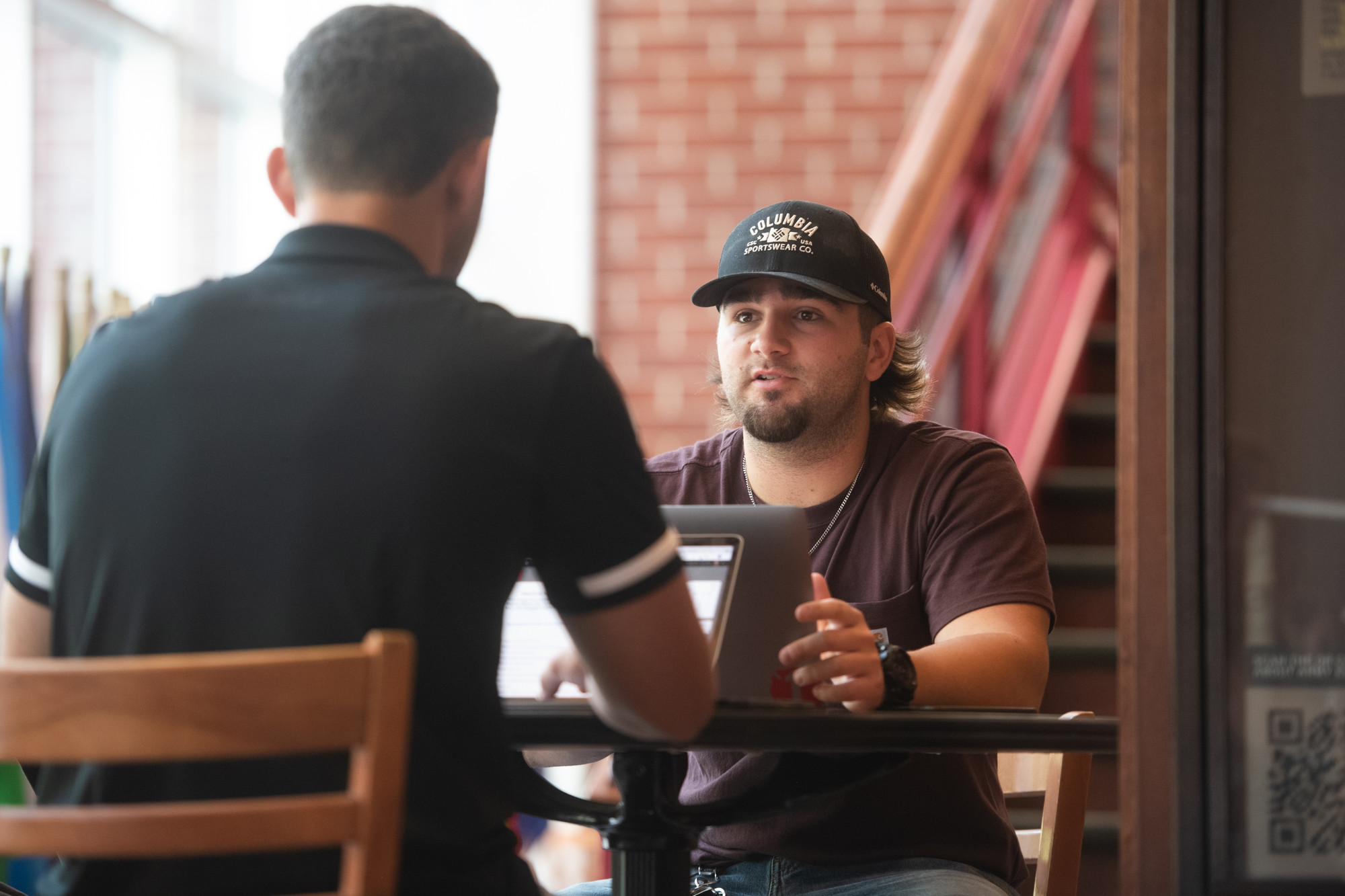 Students in Schewel Hall