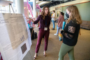 Quinn Harker at honors conference