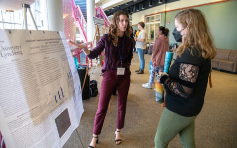 Quinn Harker at honors conference