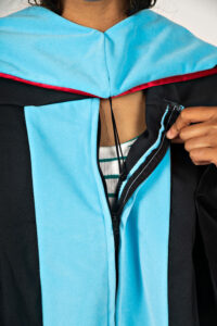 Doctor of Education Leadership regalia - fasten hood