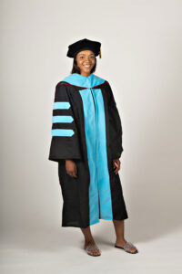 Doctor of Education Leadership regalia - front view