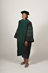 Doctor of Medical Science regalia - front view