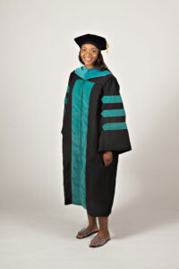 Doctor of Physical Therapy regalia - front view
