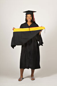 Master of Athletic Training regalia - hood