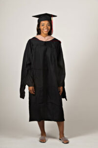 Master of Business Administration regalia - front view