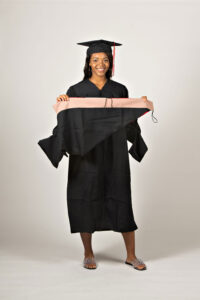 Master of Business Administration regalia - hood