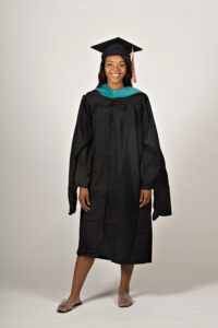 Master of Nonprofit Leadership regalia - front view