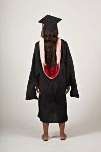 Master of Public Health regalia - back view