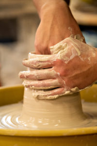Bosco Bae makes pottery