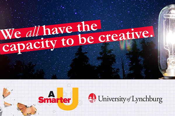 Video thumbnail for A Smarter U: Essays by Experts about creativity with title on red: We all have the capacity to be creative