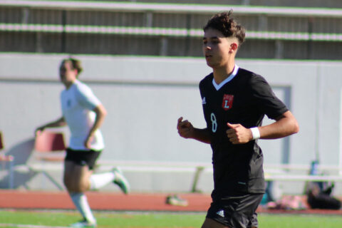 soccer player running