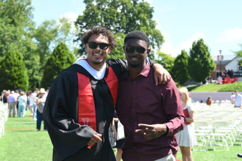Two guys at commencement