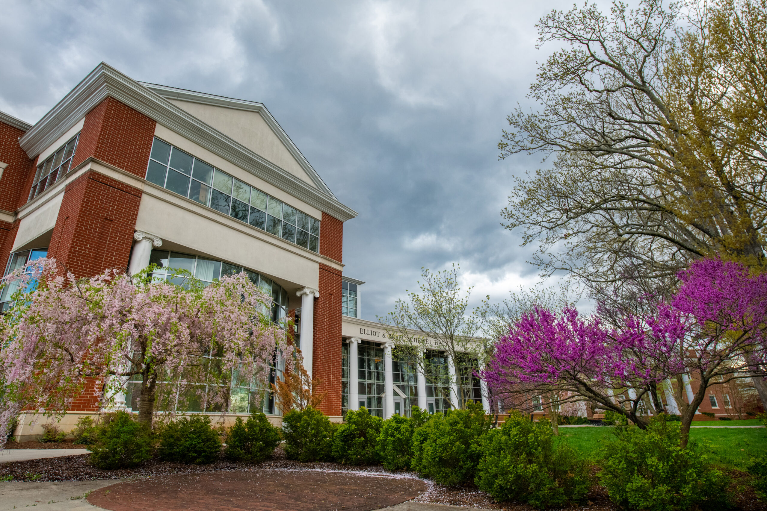 Schewel Hall in spring
