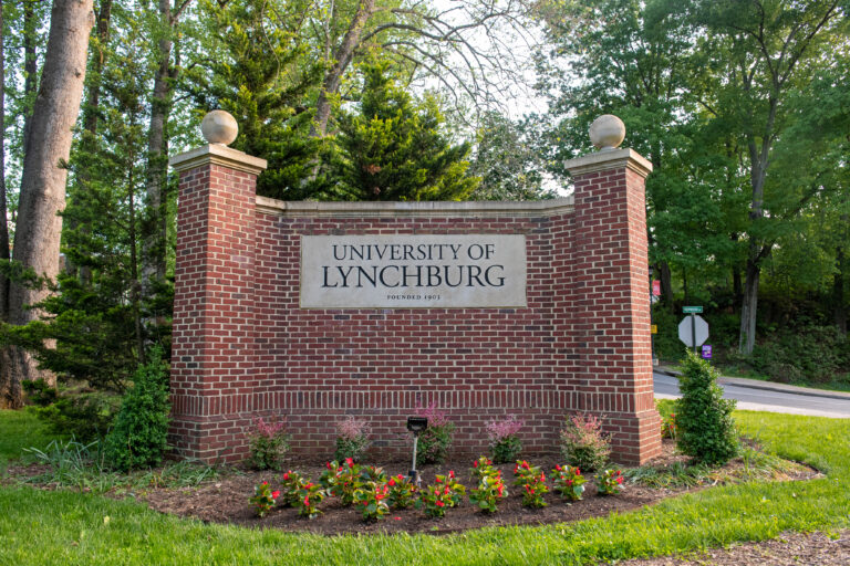 University of Lynchburg entrance sign
