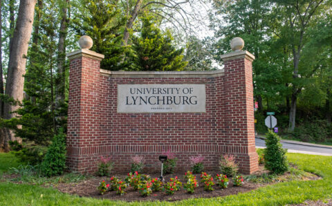 University of Lynchburg entrance sign