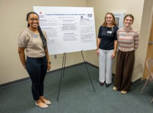 Three Lynchburg nursing students present their research at Lynchburg Regional Business Alliance
