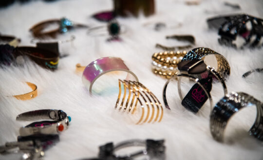 Photo of bracelets on table