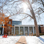 Schewel Hall in winter