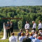 Couple getting married at Claytor Nature Center