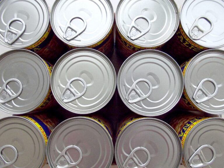 Photo of canned goods