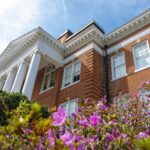 campus in spring