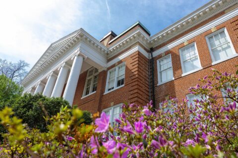 campus in spring