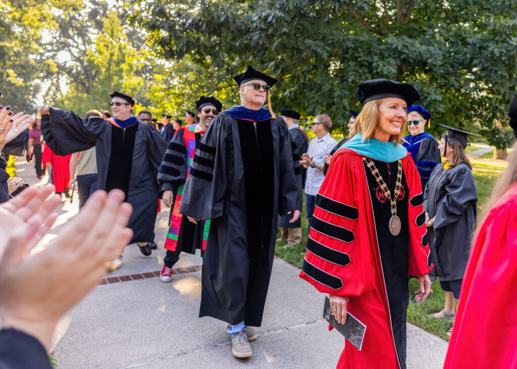 Convocation procession