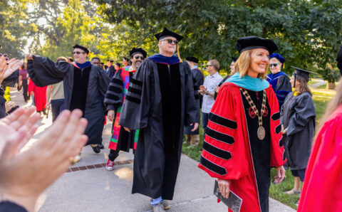 Convocation procession