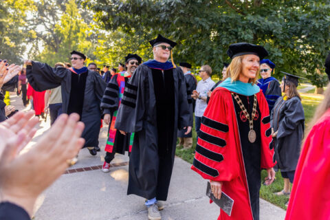 Convocation procession
