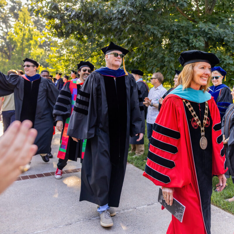 Convocation procession