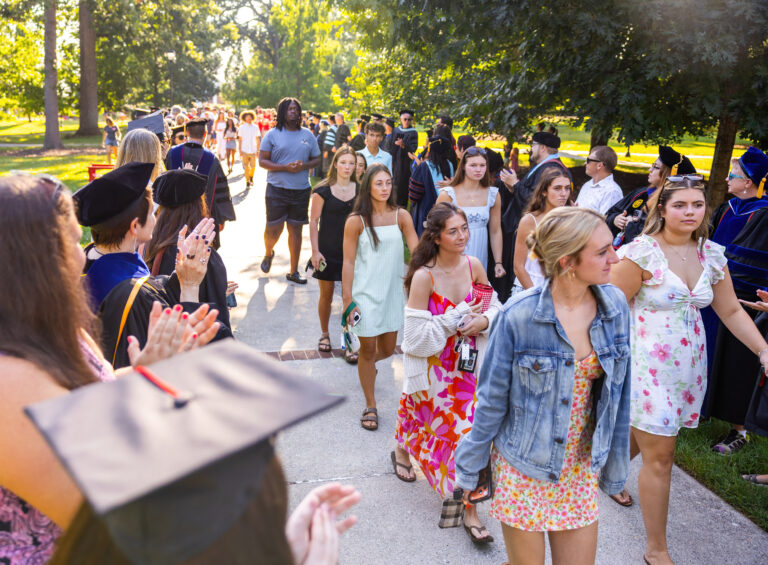 students process at 2026 convocation