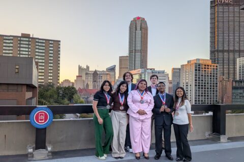 Members of the Debate and Forensics Society