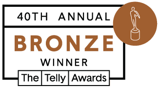 icon for Bronze Winner in the 40th annual Telly Awards