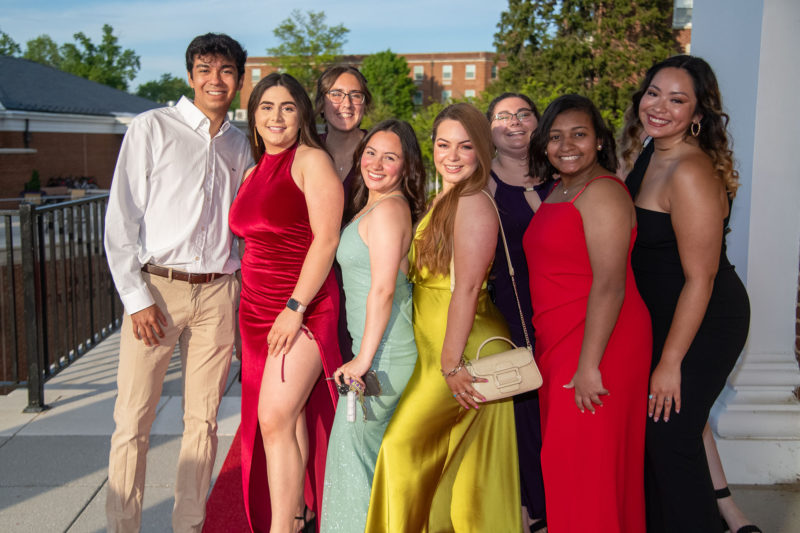 Students pose at 2022 Multicultural Gala