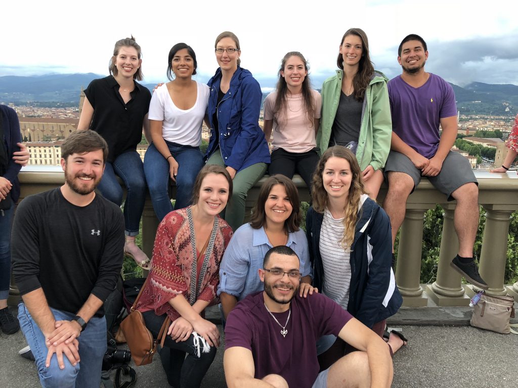 DPT students in Italy