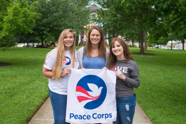 Peace Corps bound students 2019
