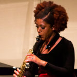 Renee Banks '19 plays saxophone