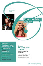 Concerto-Aria Concert Poster