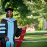 Doctor of Education in Leadership Studies graduate in regalia