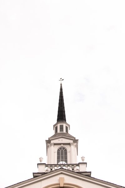 The top of Snidow Chapel