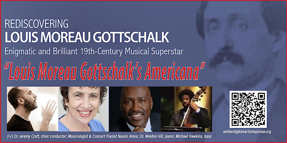 Poster for Louis Moreau Gottschalk's Americana musical performance