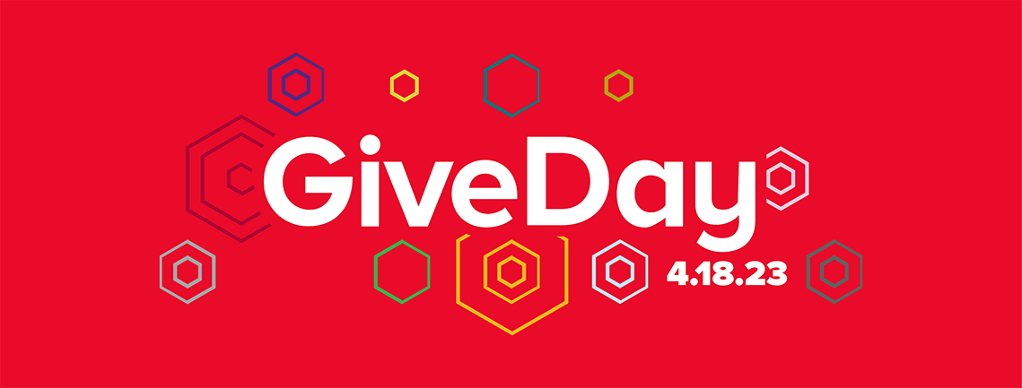 GiveDay graphic with date
