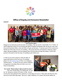 Thumbnail of Office of Equity and Inclusion Fall 2019 newsletter