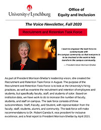 Thumbnail of Office of Equity and Inclusion Fall 2020 newsletter