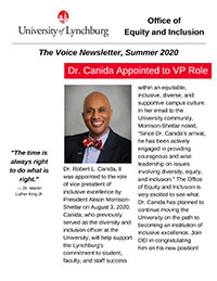 Thumbnail of Office of Equity and Inclusion Summer 2020 newsletter