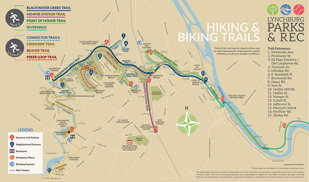 Thumbnail of Blackwater Creek Trail map