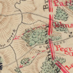 Part of a map of the Battle of Lynchburg